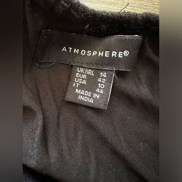 Atmosphere Women’s Boho Beaded Crinkle‎ Maxi Dress Size 10 - Picture 7 of 9